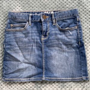 GAP kids denim skirt.